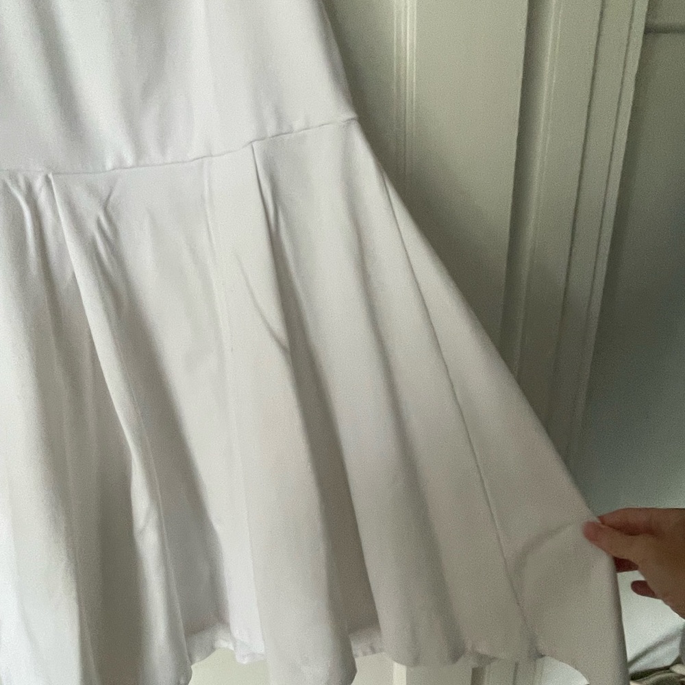 Susana Monaco Empire White Halter Dress